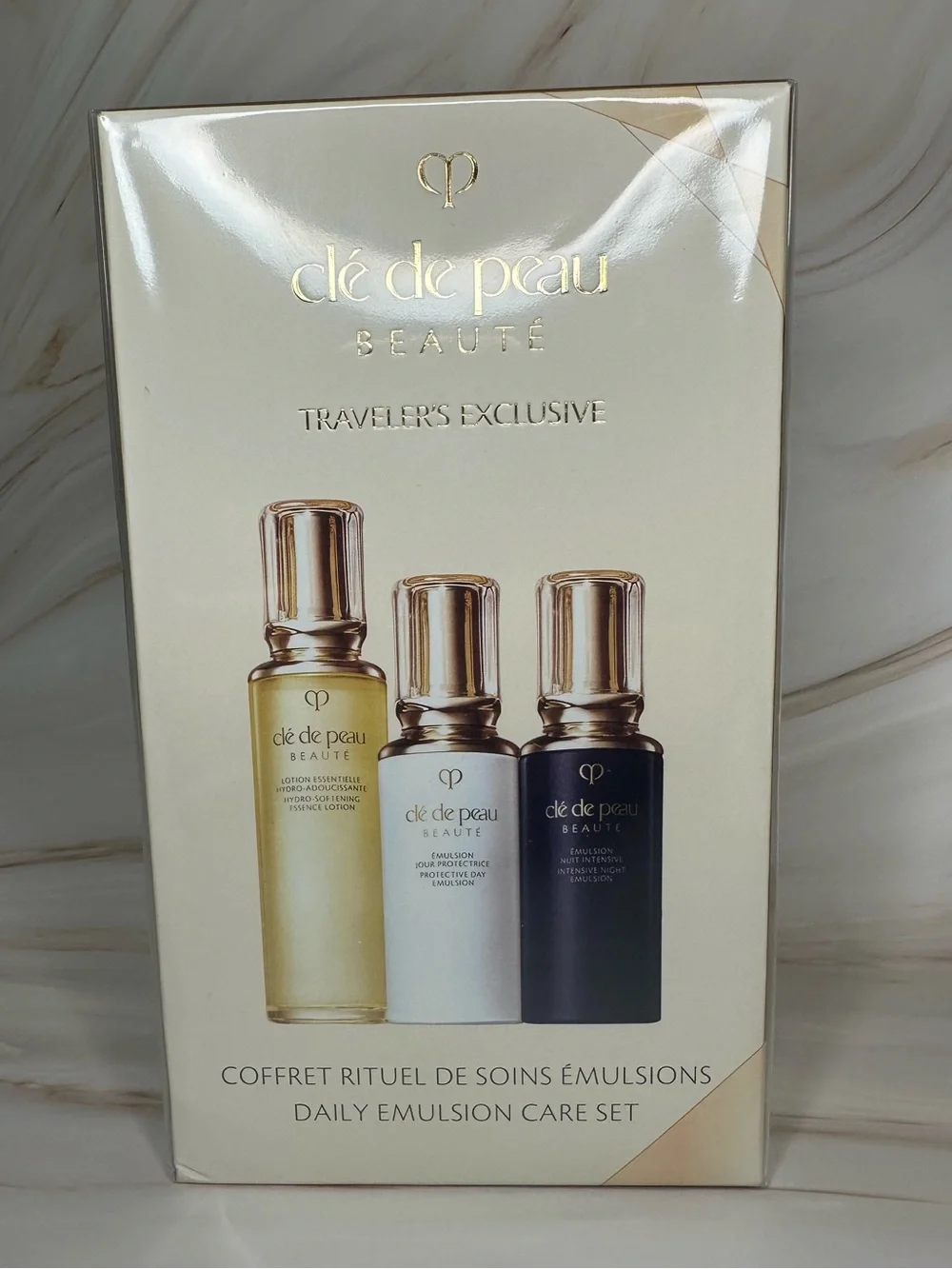 New Clé de Peau Beauté Daily Emulsion Care Set 3pc Sealed Traveler Exclusive